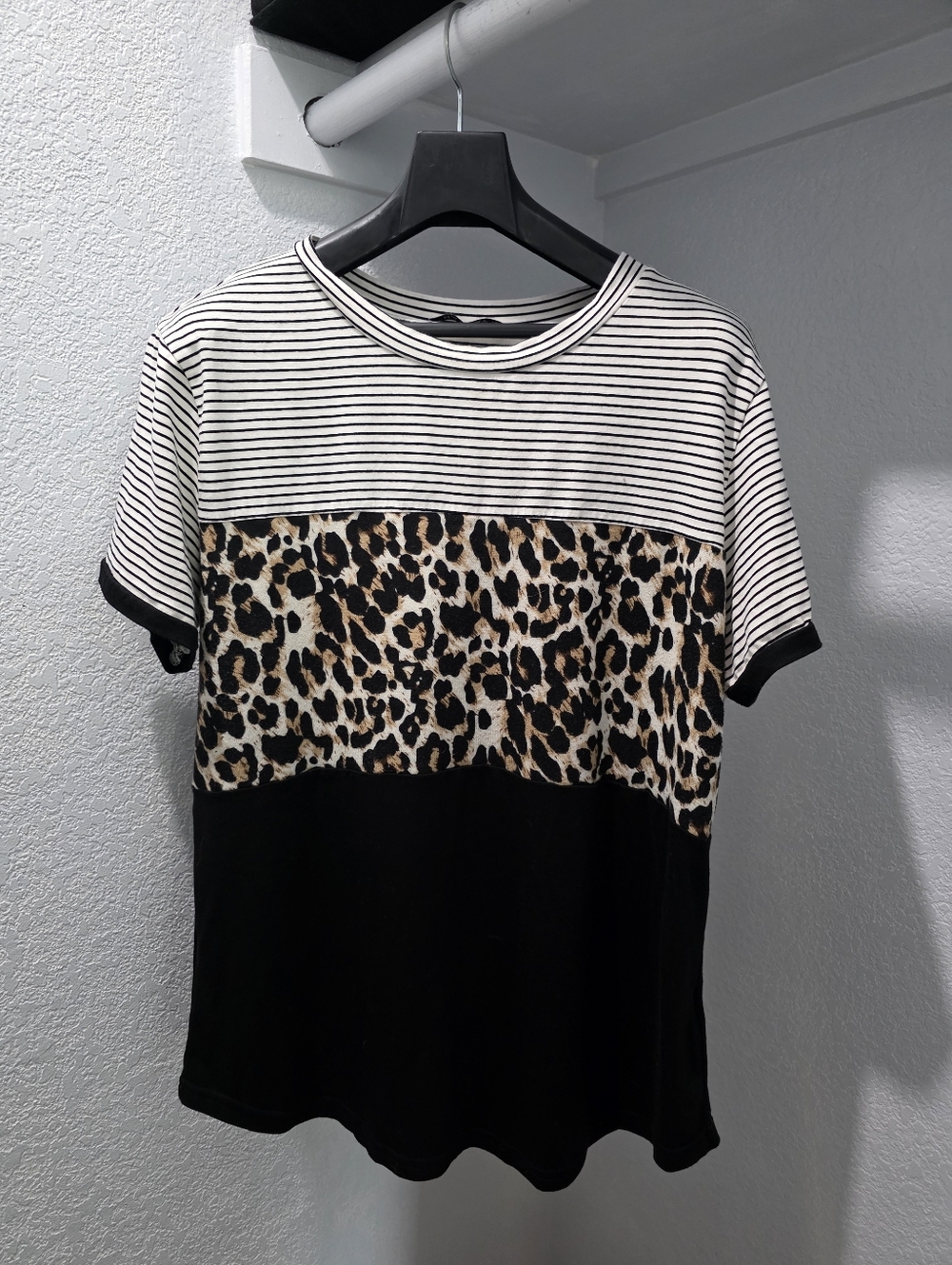 Women's XL Color Block Short Sleeve